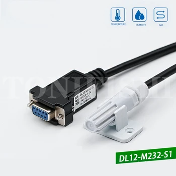 DL12-M232-S1 Sériový Port (DB9 Teplota A Vlhkosť, Senzor MODBUS Komunikácia Teplota A Vlhkosť, Senzor