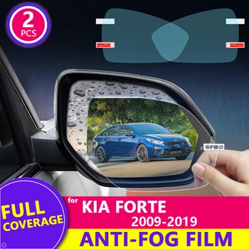 Plný Kryt Spätného Zrkadla Anti Fog Film pre KIA Forte 2009~2019 Ochranné Rainproof Filmy Cerato K3 Vivaro 2011 2013 2014 2018