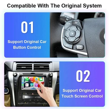 Bezdrôtové Carplay Android Auto Súčiastky Príslušenstvo vhodné Pre Toyota Entune 2.0 Highlander RAV4 Yaris Android Auto Dekodér
