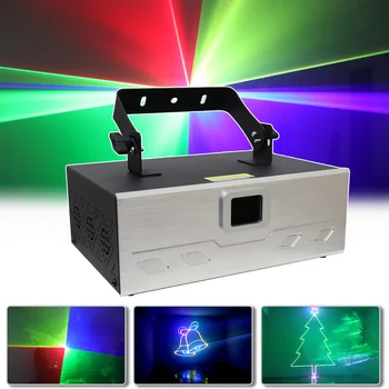 Hot Predaj 3w RGB Laser Fáze Osvetlenie, Animácie Skener Lúča Laserová Diskotéka Fáze Osvetlenie Svadby, Narodeniny, Party Projektor