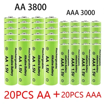 1.5 V AA + AAA NI MH Nabíjateľná AA Batéria AAA Alkalické 2100-3000mah Pre Baterky, Hračky Hodiny MP3 Prehrávač Nahradiť Ni-Mh Batérie