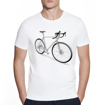 Bicykle som Jazdiť Preto Cool Tričko Populárne Macho Muža jazdu cestných bicyklov Muži T-Shirts Hip Hop Short-Sleeve T-Shirt Muž
