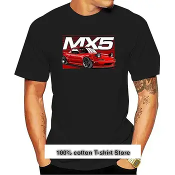 Camiseta MX5 Miata Roadster Auto para adulto, ropa calle de, moda