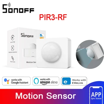 SONOFF PIR3-RF Smart Senzor Pohybu, Detektor Čidlo Smart Home Security Pracovať S SONOFF RF BridgeR2 cez APP eWelink