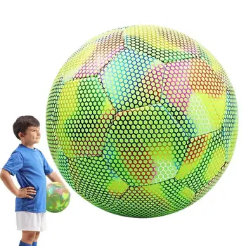 Veľkosť 5 Reflexné Futbal Školenia Futbal Svietiace Žiarivky Reflexné Pohode Svetelný Futbal Pre Dieťa Dospelých