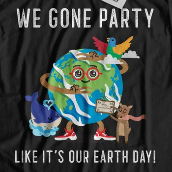 Strany, Ako je To Deň Zeme Tričko Globálne Otepľovanie s A Zmene Klímy