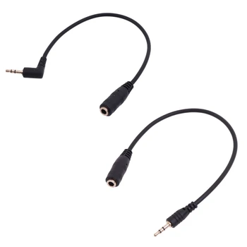 2,5 mm, 3,5 mm Audio Adaptér 2,5 mm Muža na 3.5 mm Samica Audio Converter Pozlátený Audio Jack Konektor pre Slúchadlá