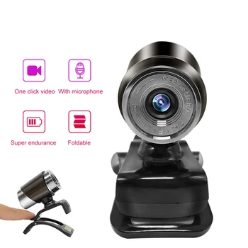 Kamera Autofocus Webová Kamera S Mikrofónom USB Pripojte Kameru Pre Počítač, Notebook Web USB Kameru