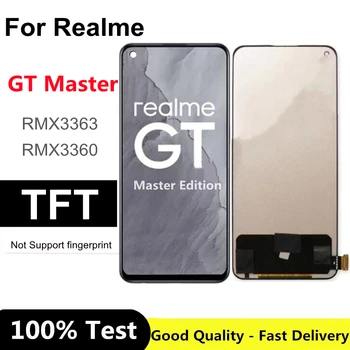TFT Na RealMe GT Master Obrazovka LCD + Dotyk Digitalizátorom. Displej RMX3363, RMX3360 Na RealMe GT Master LCD Displej