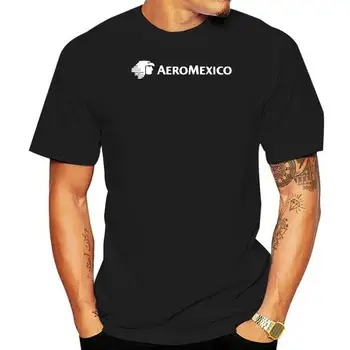 AeroMexico Vintage Pohode Logo Leteckej Spoločnosti Letecká T-Shirt