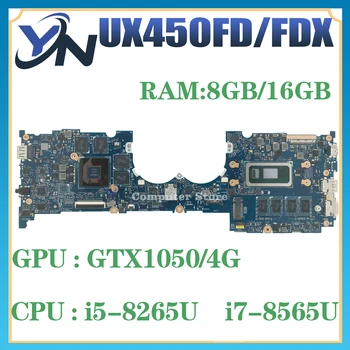 UX450FDX Doske Pre ASUS Zenbook Pro 14 UX480 UX450FD UX450FDA UX450F Notebook Doske I5-8265U I7-8565U GTX1050 8G/16G-RAM