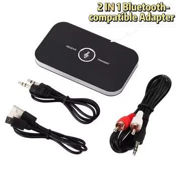 Bluetooth-kompatibilné 5.0 Audio Vysielač, Prijímač RCA, 3.5 mm AUX Konektor USB Dongle Hudby Bezdrôtový Adaptér Pre Auto, PC, TV, konektor pre Slúchadlá