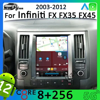 Yoza Carplay autorádia Pre Infiniti FX FX35 FX45 2003-2012 Android11 Plazmové Obrazovky, Multimediálny Prehrávač, GPS Navigáciu, Stereo WIFI