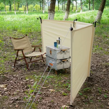 Outdoor Camping Multi Funkčné Vetru Plot 210D Oxford Handričkou DIY Slnečník Obrazovky Pre Ochranu Súkromia a Prachu Izolácie