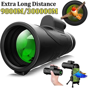 40x60 Vysokej Napájaný Monokulárne Vodotesný Ďalekohľad Dual Focus pre Sledovať Vták Lov Voľne žijúcich živočíchov Živých Cestovanie