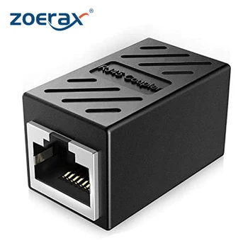 ZoeRax 2 KS Spojka RJ45 Ethernet Extender 1000Mbps, Cat7 Cat6 Cat5e Kábel siete Ethernet Extender Ethernet Adaptér LAN Konektor