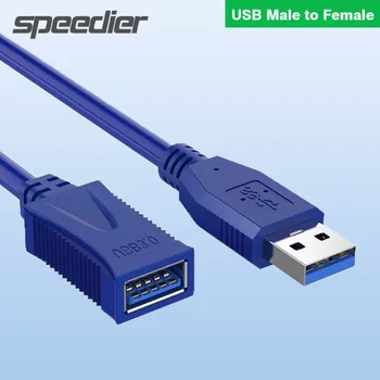 0,3 m USB3.0 Predlžovací Kábel USB 3.0 mužmi U Disku, Prenos Dát Krátke Nabíjanie Kábel pre TV Myši, Tlačiarne, Sieťové Karty