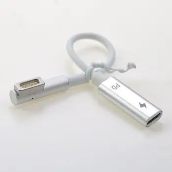 TYP-C vnútorné jadro Apple PD napájací kábel vhodný pre staré a nové Apple notebooky Magnetické kábel Macbook nabíjačka, L-shaped 25 CM