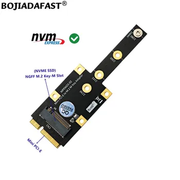 Mini PCI-E MPCIe na NGFF M. 2 Key-M Slot 2260 2280 M2 NVME SSD Adaptér Converter Karty