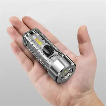 Super Jasné Vonkajšie Prenosný Mini LED Baterka Multifunkčné Nepremokavé Núdzové Svetlo Keychain Camping Osvetlenie Nástroj