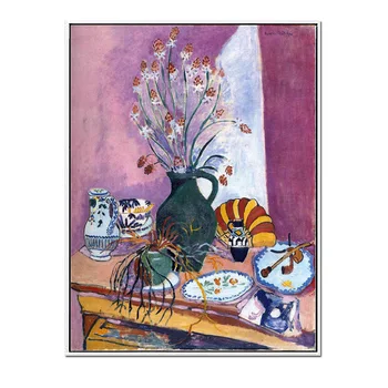 Zátišie s Asphodels tým, Henri Matisse Ručne maľované kvet olejomaľba moderných domov wall art obraz pre jedáleň