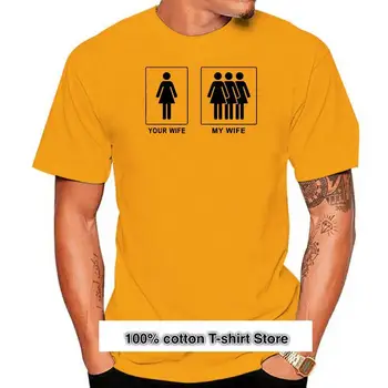 Camiseta de Moja Žena vs Vaša Manželka para hombre, ropa personalizada, la moda, la mejor
