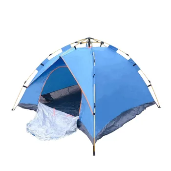 Outdoor Camping Dvojvrstvové Automatické Stan Rýchle Otvorenie Chranenim Camping Stan