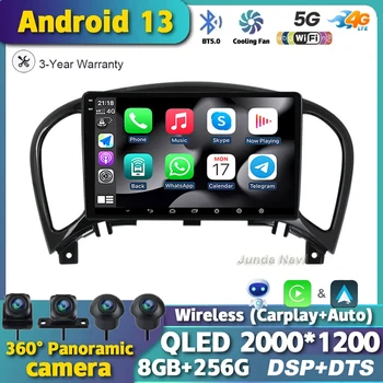 Auto Rádio Stereo Android 13 Pre Nissan krčma pri ceste YF15 2010-2014 Video Prehrávač, Bezdrôtové Carplay Multimediálnu GPS Navigáciu, Fotoaparát 360 BT