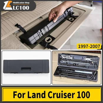 Pre 1997-2007 Toyota Land Cruiser 100 zadných dverí batožinového priestoru Tiesňový Toolbox LC100 Interiéru Inovované Príslušenstvo Modifikácia