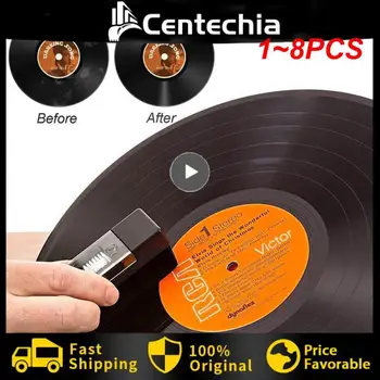1~8PCS Proti Statickej Vinyl Cleaner Čistiaca Kefa na Prach-Remover pre Vinyl Hráč Prachu-Remover-Kefa Gramofóny