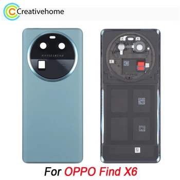 Originálne Zadný Kryt Pre OPPO Nájsť X6 Batérie Telefónu Zadný Kryt Objektívu Rám Časť