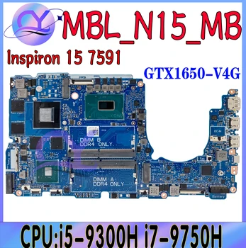 NBL_N15_MB Notebook základná Doska Pre DELL Inspiron 7590 7591 CN-0422G6 0422G6 Doske S i5-9300H i7-9750H GTX1650/V4G