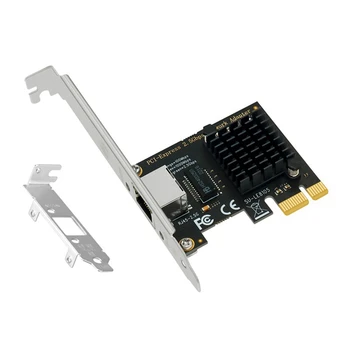 2X SSU Vnútorného PCIE Karta 2500Mbps Gigabitová Sieťová Karta 100/1000/2500Mbps RTL8125GB Čip Sieťová Karta PCI-E Sieťový Adaptér