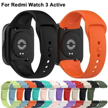 Silikónové Watchband Pre Redmi Sledujte 3 Active Smart Hodiniek Výmena Šport Náramok Náramok pre Redmi Sledujte 3 Aktívne Popruh
