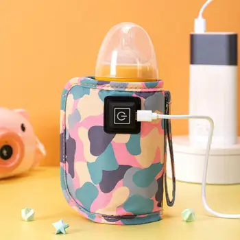 USB Mlieka, Voda Teplejšia Cestovné Kočík Izolované Taška Baby Ošetrujúci Fľaša Ohrievač Bezpečné Deti Dodávky pre Vonkajšie Zimné