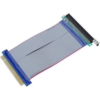 PCI-E Predlžovací Kábel,19 CM PCI-E Stúpačky Karty Extender PCI-E 16X Mäkké, Ploché Predlžovací Kábel,High-Speed Impedancia Dizajn