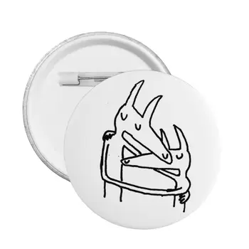 Indie Rockovej Hudby Twin Fantasy Pin Späť Tlačidlá pre Tašky Prispôsobiteľné Odznaky Brošňa Pinback