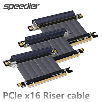 PDO PCI-E 3.0 X16 Stúpačky Kábel Grafika grafická Karta Rozšírenia Tienené Flexibilné 90° 180° 270° Montáž GPU Express Lossless Čierna