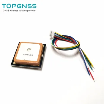 TOPGNSS GPS Modul 3.3-5V TTL UAR GN801 GPS GLONASS duálny režim M8n GNSS Modulom Antény Prijímača , vstavaný BLESK,NMEA0183 FW3.01