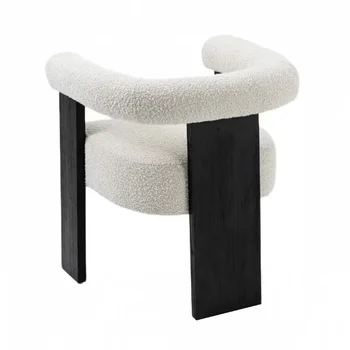 Vlastné Svetlo luxusné masívneho dreva jahňatá vlny umenie stoličky modernej kaviarni voľný čas stoličky rokovania