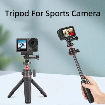 Pre DJI Osmo Akcia 3/Pocket 2/Insta360 X3 Športová Kamera GoPro Tripod 11/10 Mini Konzola Predĺženie Tyče Selfie Stick Príslušenstvo