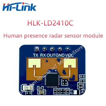 Doprava zadarmo HLK-LD2410C 5 ks/Veľa Vysoko Citlivé 24G Ľudskej Prítomnosti Snímanie Radarový Modul, Inteligentné Milimeter Vlna Prepínač