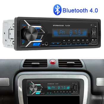 Auto MP3 Prehrávač TF USB, AUX Podpora Zvuku Rádia FM 7 Farieb Podsvietenia Pamäť Chránič Bluetooth Stereo In-dash EQ, Funkcia