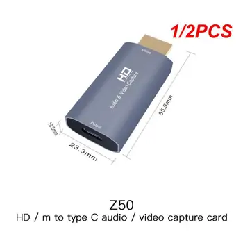 1/2KS Zachytiť Kartu 60hz Kompatibilné Streaming Bezdrôtové Nahrávanie Na Dvd Karty 4k Typ C/f Usb Zachytávanie Videa