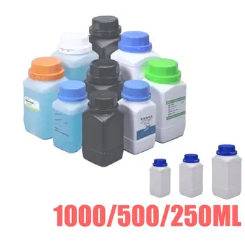 1pc Prázdne Plastové Fľaše 250 ML/500 ML/1L Kvapalné Chemické Reagencie HDPE Kontajner Kozmetické, Potravinárske Pesticídov Skladovanie Fliaš