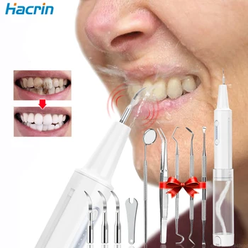 Ultrazvuková Zubná Irigátor 2 v 1 je Zubná Scaler zubného kameňa Kvapiek Odstraňovač Plaku, Zubného Kameňa, Škvŕn, Odstránenie štátnom rozpočte na Zuby