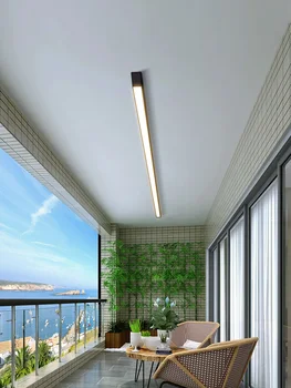 balkón stropné svietidlá Dlhé pásy uličkou LED žiarovky, spálne, jedáleň, obývacia izba, šatňa stropné svietidlo Ostrov kuchyňa decor