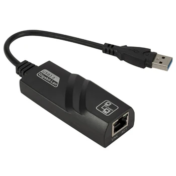 ABGZ-USB 3.0, Gigabit LAN Kartu USB Adaptér siete Ethernet 1000 mb / s Sieťová Karta Pre Android Tv Notebook Ploche