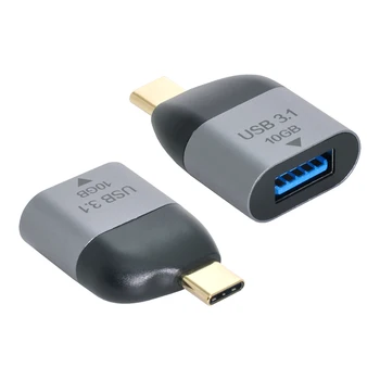 USB 3.1 Typ C Mužskej Hostiteľa na USB3.0 Typu Female OTG Údaje 10Gbps Adaptér pre Notebook a Telefón