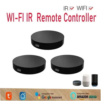 Tuya WiFi Smart Infračervené Diaľkové pre Tv prijímače a klimatizačné zariadenia s Alexa Google Smart Home Radič